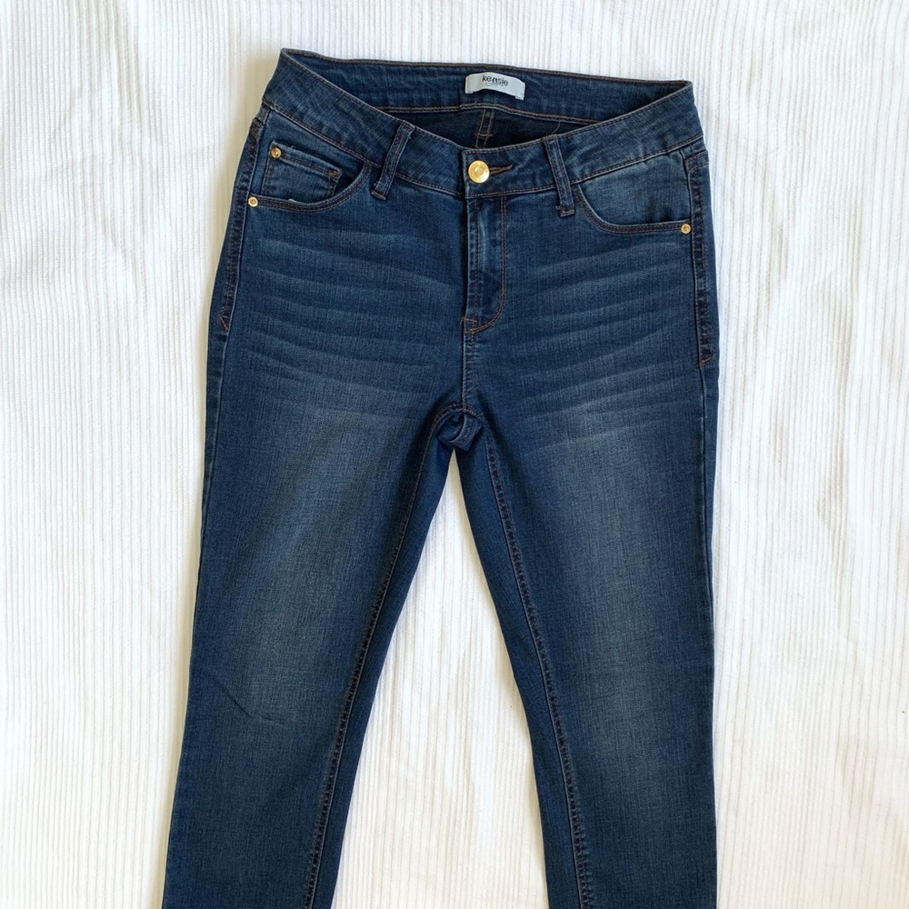 Kensie • lace up ankle jeans - Picture 3 of 7